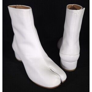 Maison Margiela Tabi Ankle Boots US 7 EU 37 Womens White $1490
